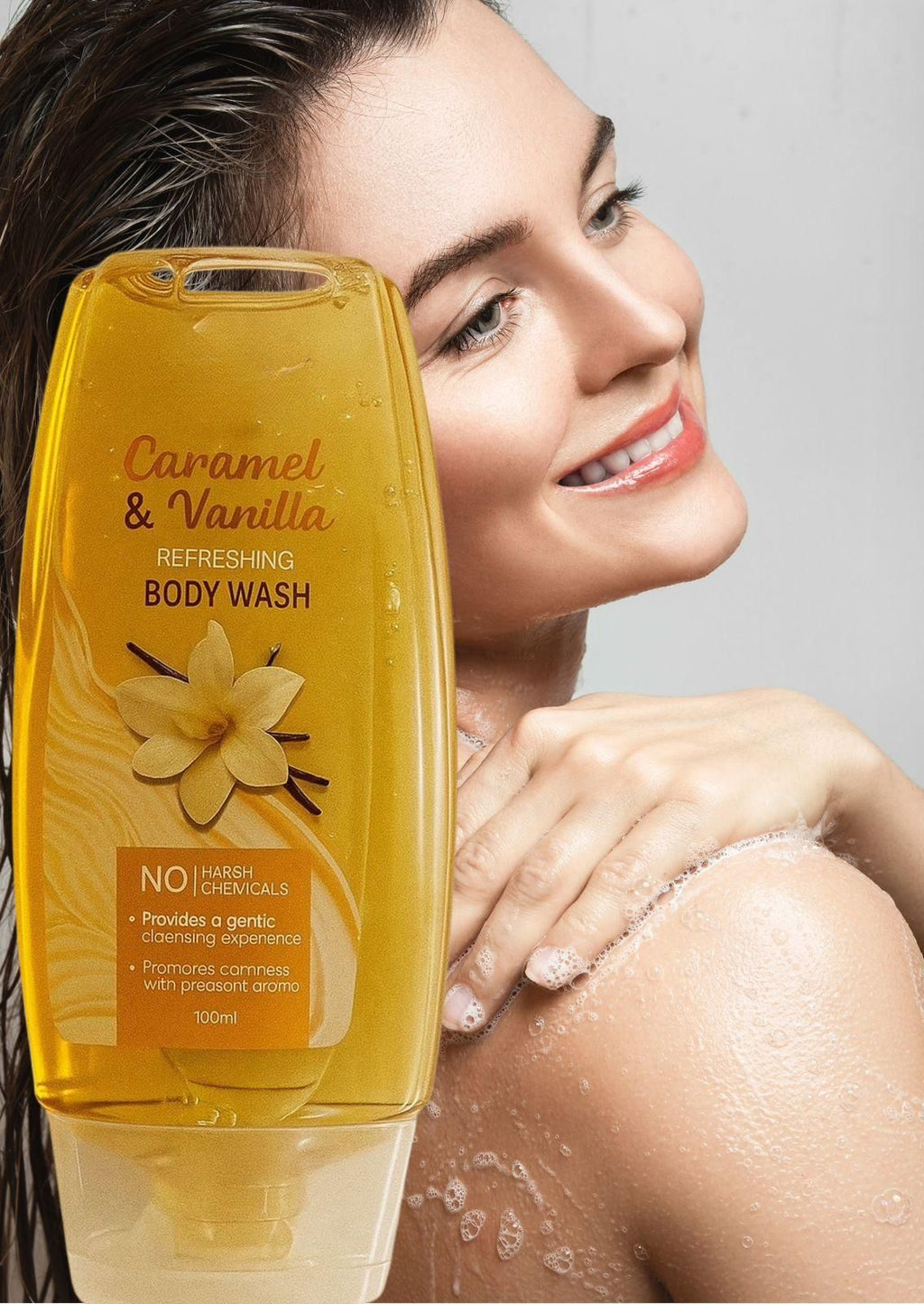 Caramel & Vanilla Body Wash 100gm