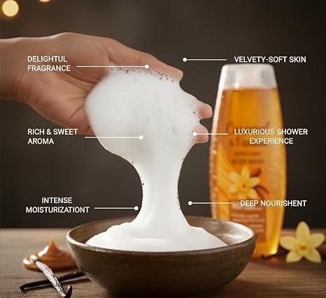 Caramel & Vanilla Body Wash 100gm